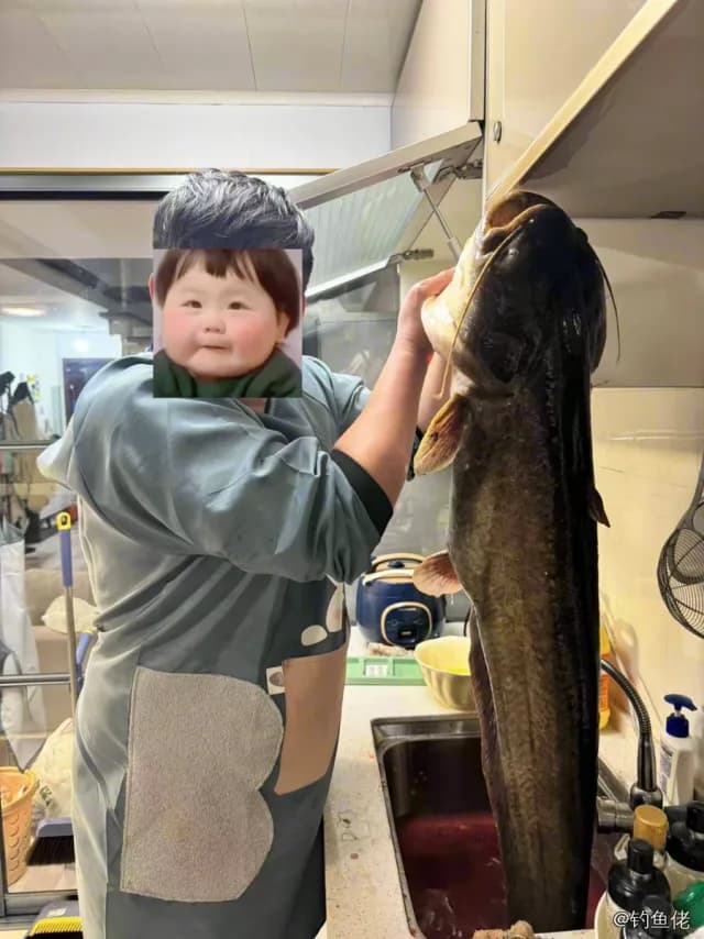 鲶鱼钓获 18kg