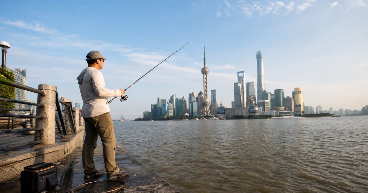 黄浦江钓鱼攻略：市区感潮河道的钓点与时机