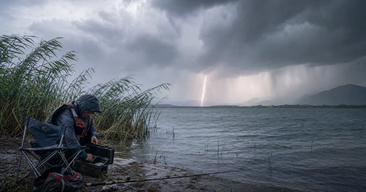 雷雨天钓鱼的危险：这些安全常识能救命